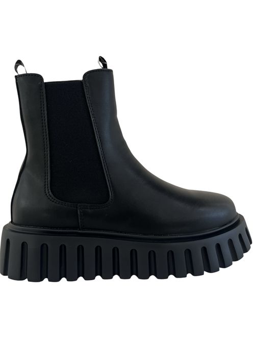 Stivali neri logo PATRIZIA PEPE | PJ982.01NERO